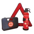 Triangles, Fire Extinguishers, and First Aid Kits