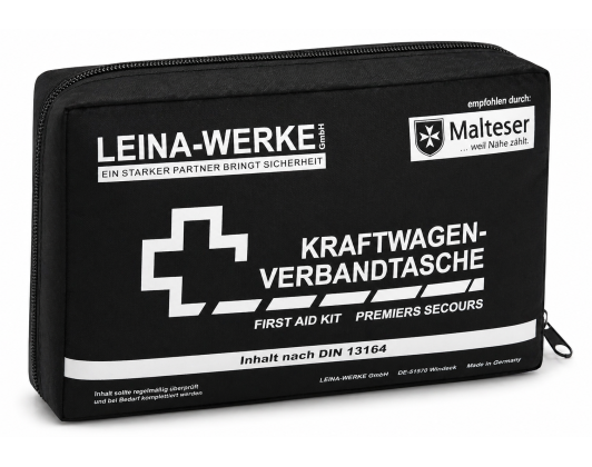 Car First Aid Kit DIN 13164 Compact – German Made LEINA