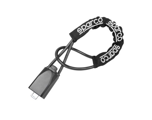 Anti-Theft Car Lock for Steering Wheel and Seat Belt 1pc Sparco
