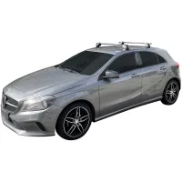 2pcs set of iron car roof bars with fitting kit110cm for Logico OPEL Corsa F / Corsa-e F 5P (2019>) 5D load capacity 50 kg Cam