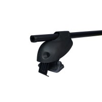 2pcs set of iron car roof bars with fitting kit110cm for Logico OPEL Corsa F / Corsa-e F 5P (2019>) 5D load capacity 50 kg Cam