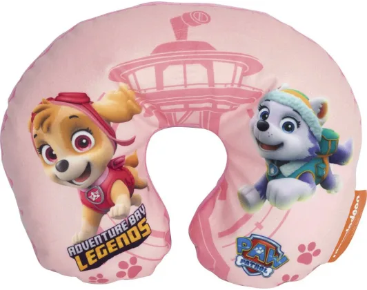 Paw Patrol Travel Neck Pillow Girl1pc Colzani