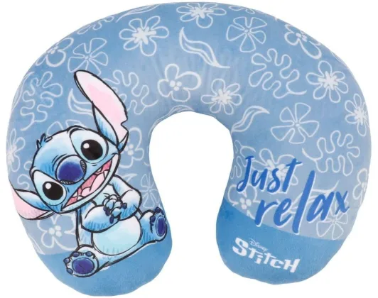 Cervical Travel Neck Pillow in Children's Stitch fabric 1pcs Colzani
