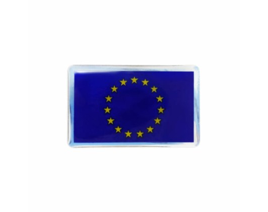 3D Sticker Nameplate Europe 47cmx29cm 1pcs Quattroerre