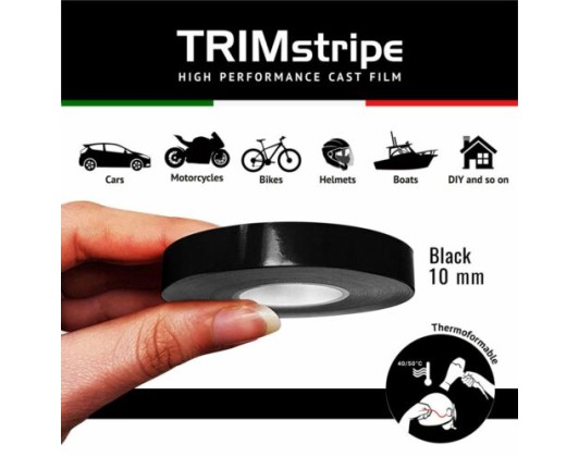 Trim Adhesive Car Stripe Black 1cm 1pc Quattroerre