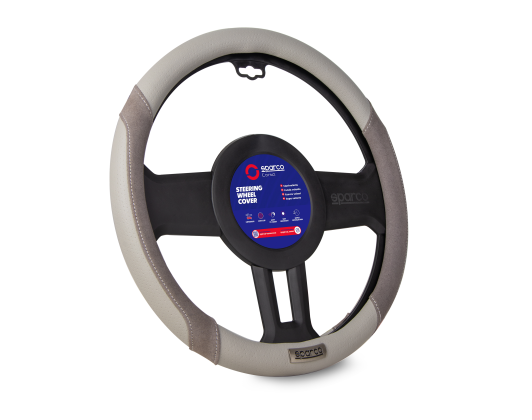 Steering Wheel Cover Suede Grey 1 pieces Sparco 
