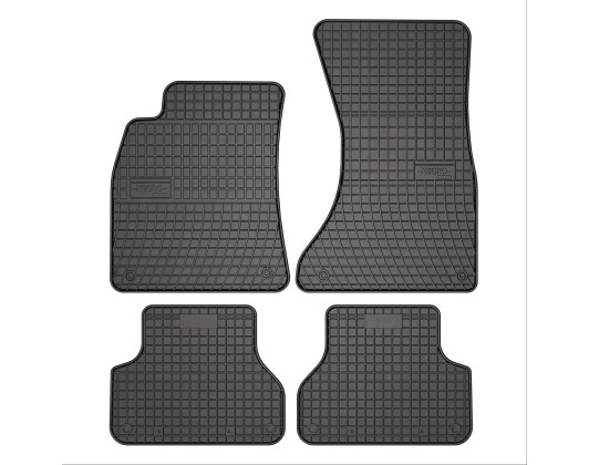 Rubber car mats for Audi A4 2015-> 4pcs Frogum