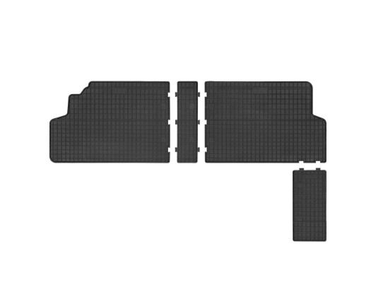 Rubber car mats for Citroen Jumpy 2007-2016 - Fiat Scudo 2006-2016 - Peugeot Expert 2006-2016 - Toyota Proace 2013-> 4pcs Frogum