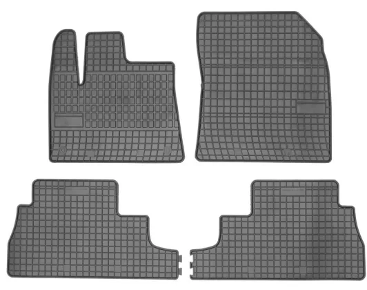 Rubber car mats for Citroen Berlingo (multispace) -  Opel Combo E (5 seat) 2018-> 4pcs Frogum