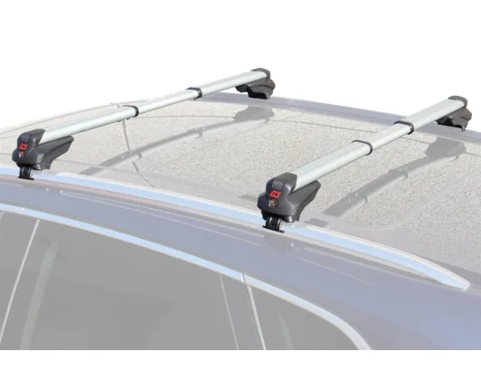 Aluminum roof bars Clop Infinity 75kg adjastable 77cm-115cm with kit 2pcs G3