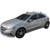 2pcs set of iron car roof bars with feet 110cm for Volvo S40 4D 1995-2004 Logico Cam
