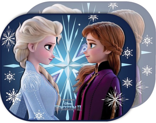 Car sun visor with suction cup 44x35cm Frozen 2pcs Colzani