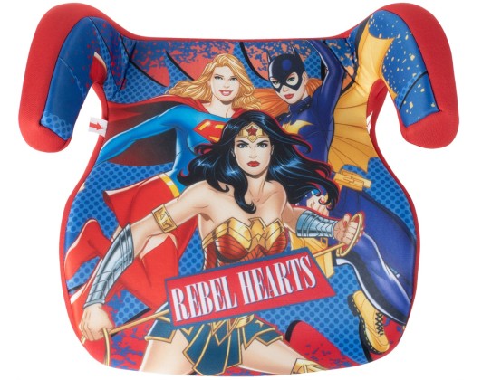 Child Car Seat Booster 15-36kg Batgirl - Supergirl - Wonderwoman 1pc Colzani