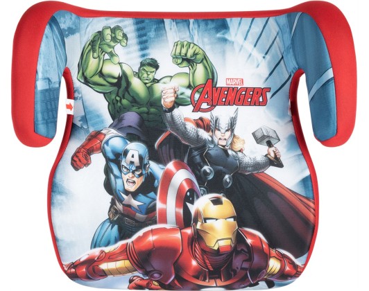 Child Car Seat Booster 15-36kg Avengers Iron Man - Hulk - Captain America - Thor 1pc Colzani