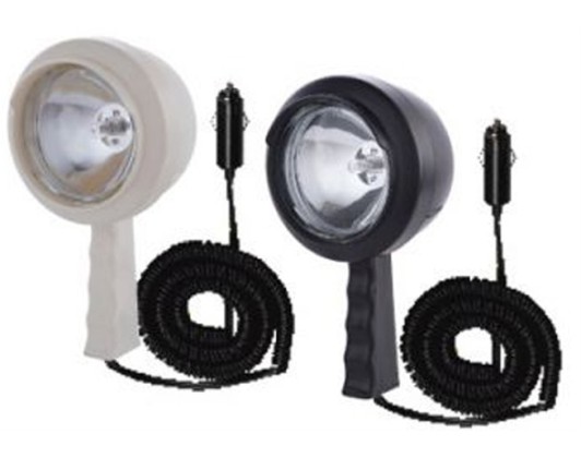 Προβολέας Hand Search στρογγυλός μαύρος LT145B 13x10.7x23 1τμχ Sirius