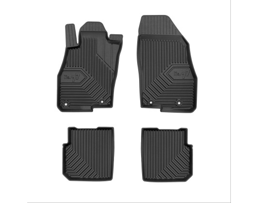 Car mats No77 for Alfa Romeo Mito 2008-2018 4pcs Frogum