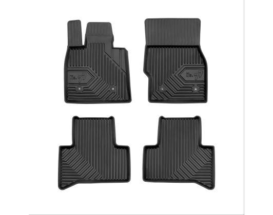 Car mats No77 for Alfa Romeo Stelvio 2016-> 4pcs Frogum