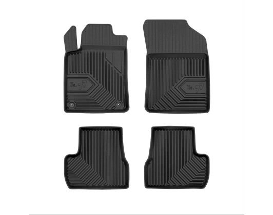 Car mats No77 for Citroen C3 II 2009-2016 4pcs Frogum