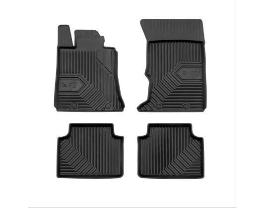 Car mats No77 for Alfa Romeo Giulia 2016-> 4pcs Frogum