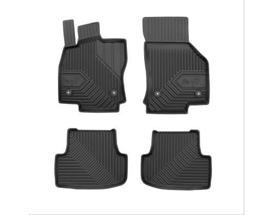 Car mats No77 for Audi A3 (not Mild Hybrid) 2020-> 4pcs Frogum