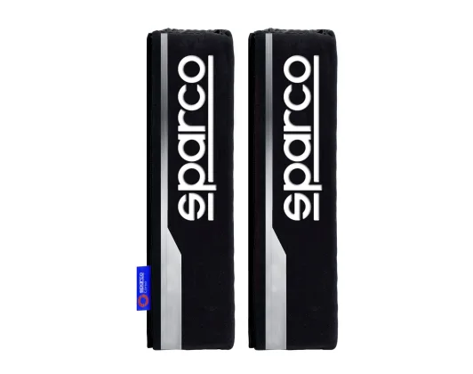 Seat belt pads Sparco 2pcs Black Sparco