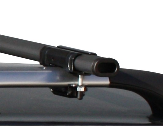 Iron car roof bars for SW with Logico feet 2 pcs and 75kg endurance 120 cm keyless