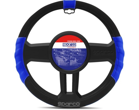 Κάλυμμα Τιμονιού Συνθετικό Sport Line μπλε 1τμχ Sparco