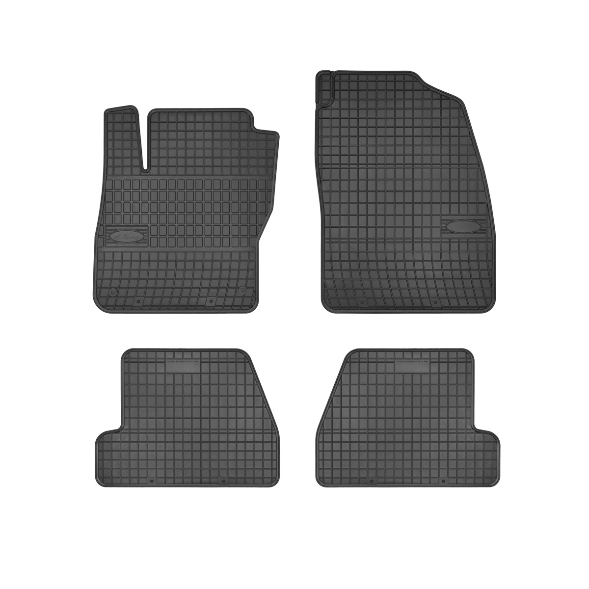 Rubber car mats for Ford Focus 2011-2018 4pcs Frogum