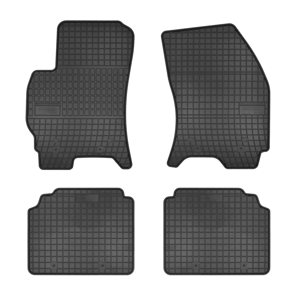 Rubber car mats for Ford Mondeo 2000-2007 4pcs Frogum