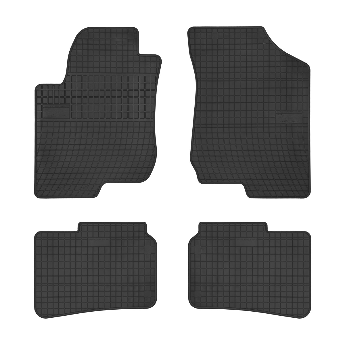 Rubber car mats for Hyundai i30 2007-2012 4pcs Frogum