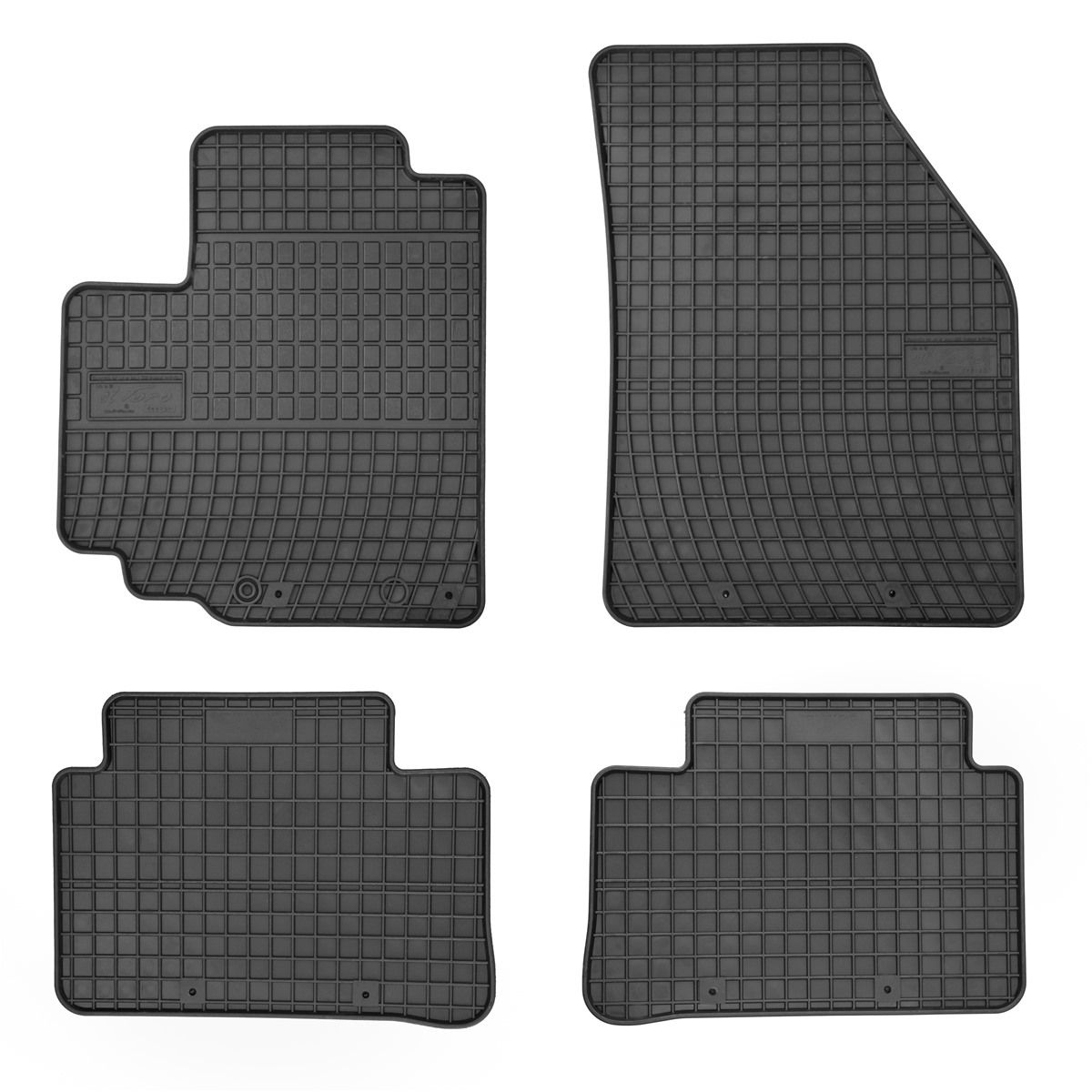 Rubber car mats for Suzuki Alto 2009-2014 4pcs Frogum