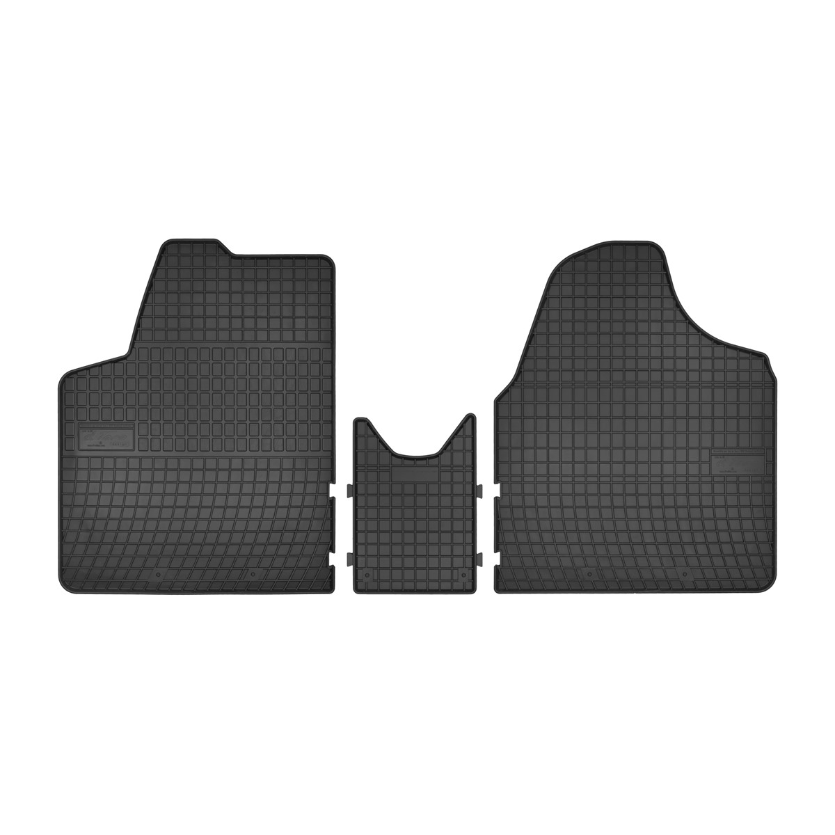 Rubber car mats for Citroen Jumpy 2007-2016 - Fiat Scudo 2006-2016 - Peugeot Expert 2006-2016 - Toyota Proace 2013-> 3pcs Frogum