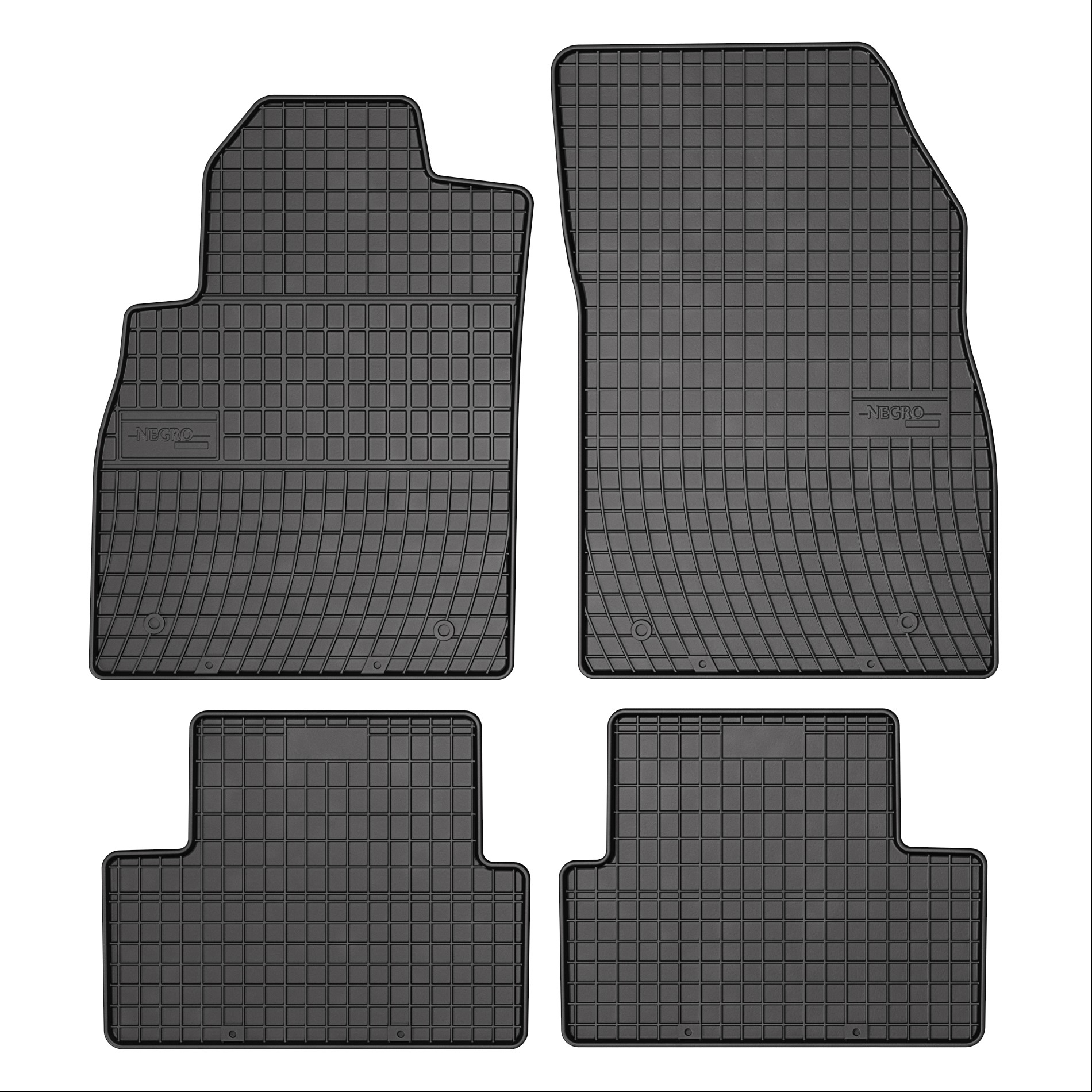 Rubber car mats for Opel Astra J 2009-2015 - Chevrolet Cruze 2009-2016 - Orlando 2011-2018 4pcs Frogum