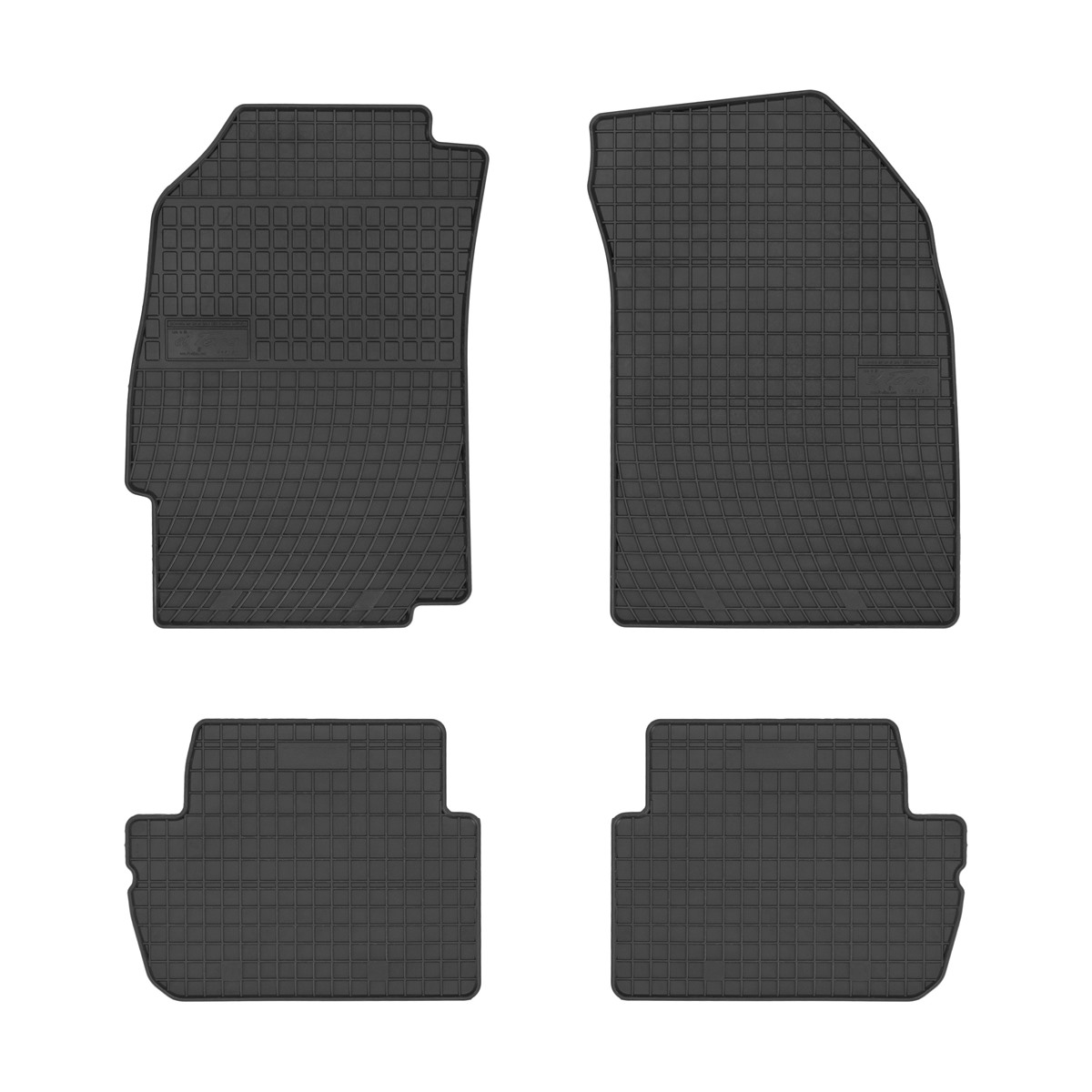 Rubber car mats for Chevrolet Spark 2009-2015 4pcs Frogum