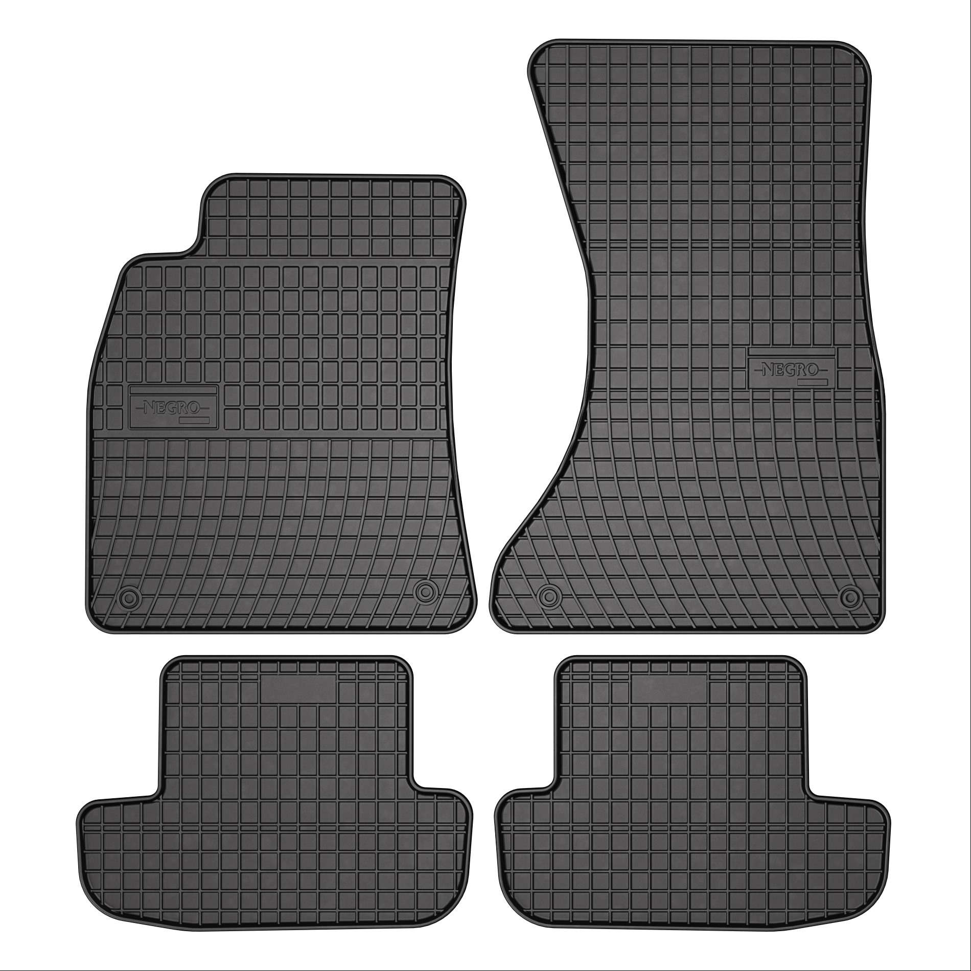 Rubber car mats for Audi A5 2007-2016 4pcs Frogum