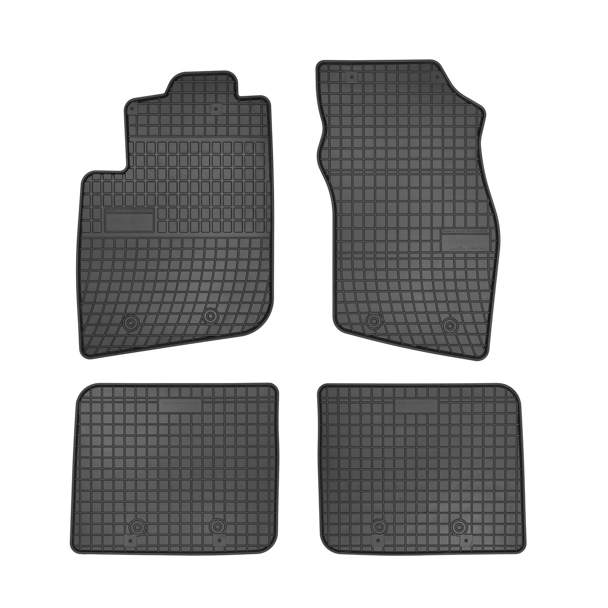 Rubber car mats for Volvo S40 1995-2004 4pcs Frogum