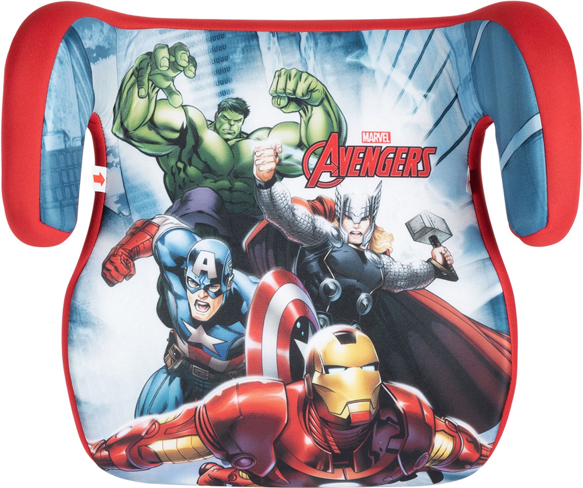 Καθισματάκι Αυτοκινήτου Booster Παιδικό 15-36kg Avengers Iron Man - Hulk - Captain America - Thor 1τμχ Colzani