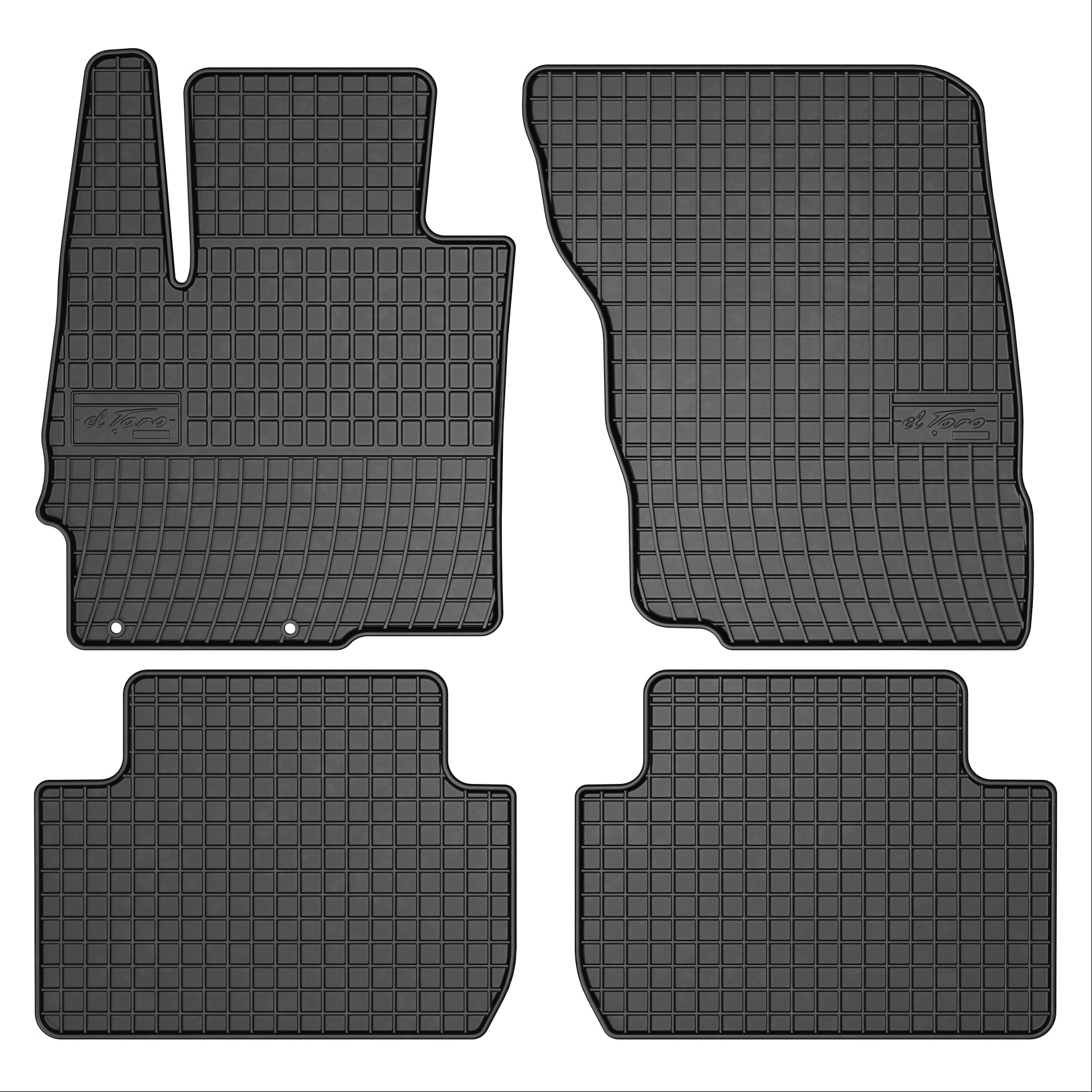 Rubber car mats for Mitsubishi Eclipse Cross 2017-> 4pcs Frogum