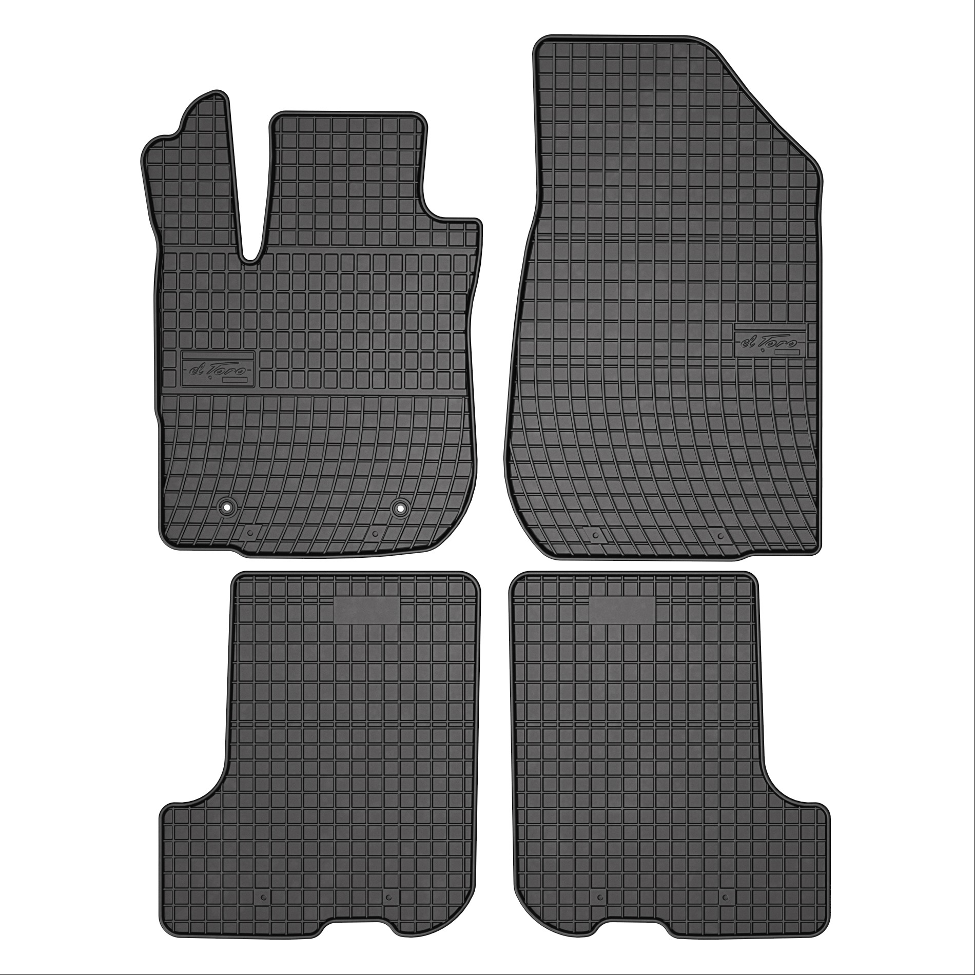 Rubber car mats for Dacia Sandero - Stepway 2018-> 4pcs Frogum