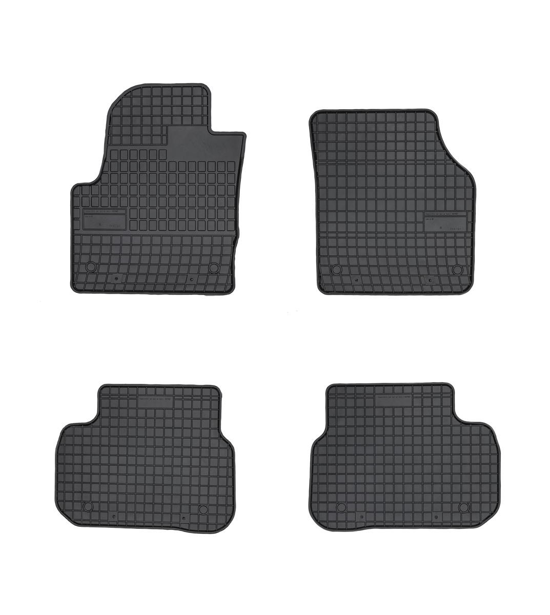 Rubber car mats for Land Rover Discovery Sport 2014-2019 4pcs Frogum