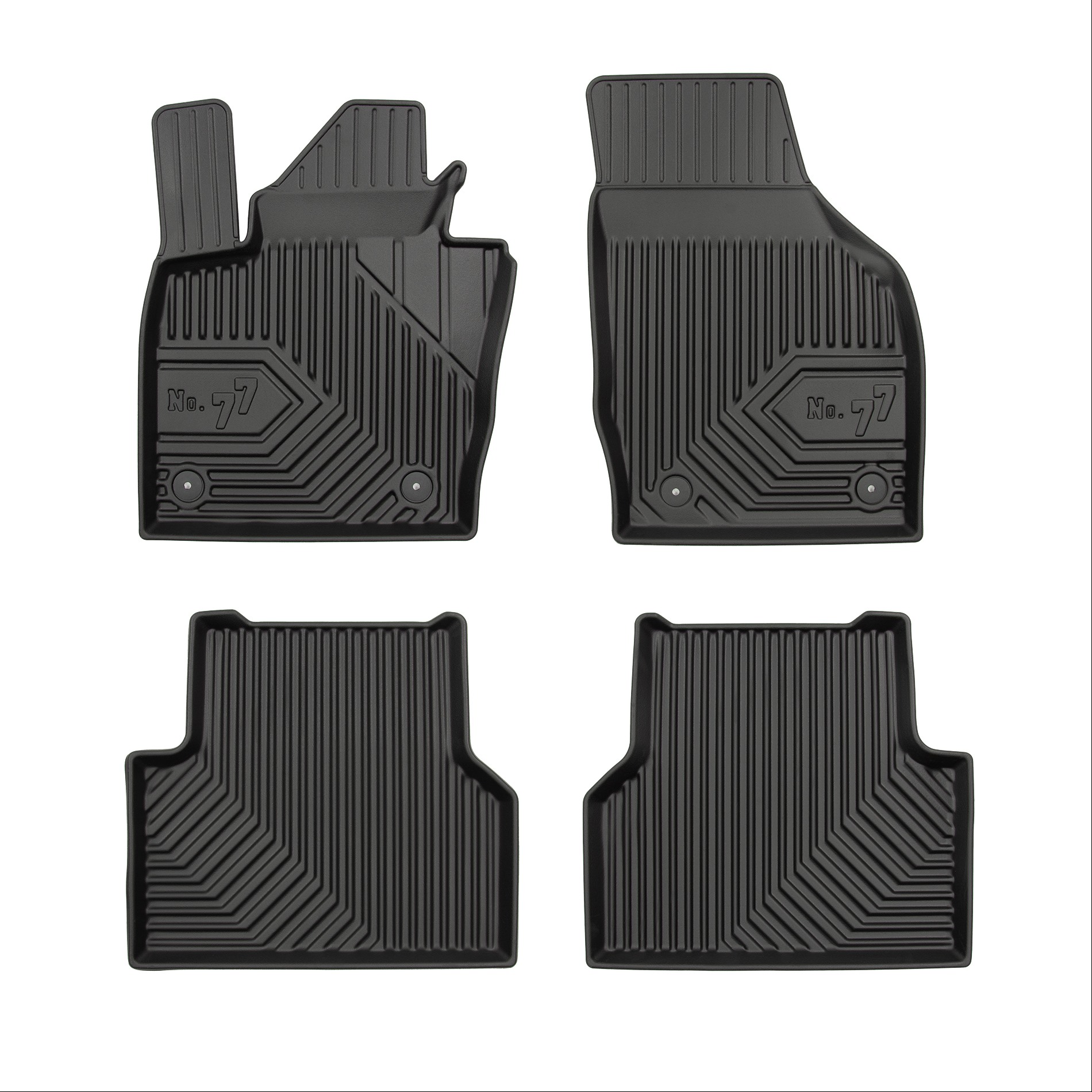 Car mats No77 for Audi Q3 2011-2018 4pcs Frogum