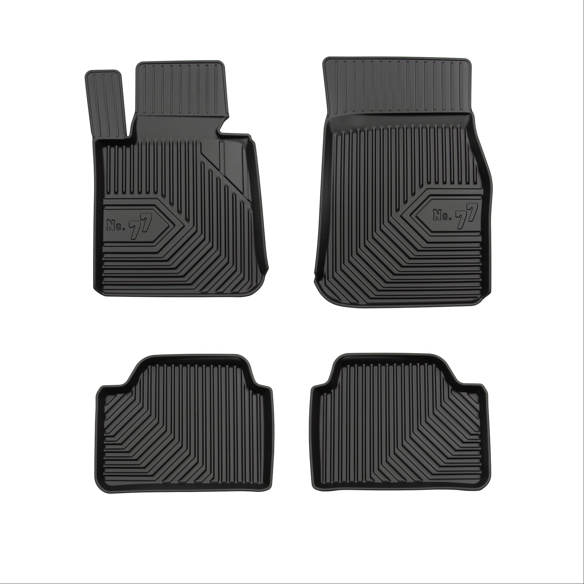 Car mats No77 for BMW S1 F20 2011-2019 4pcs Frogum