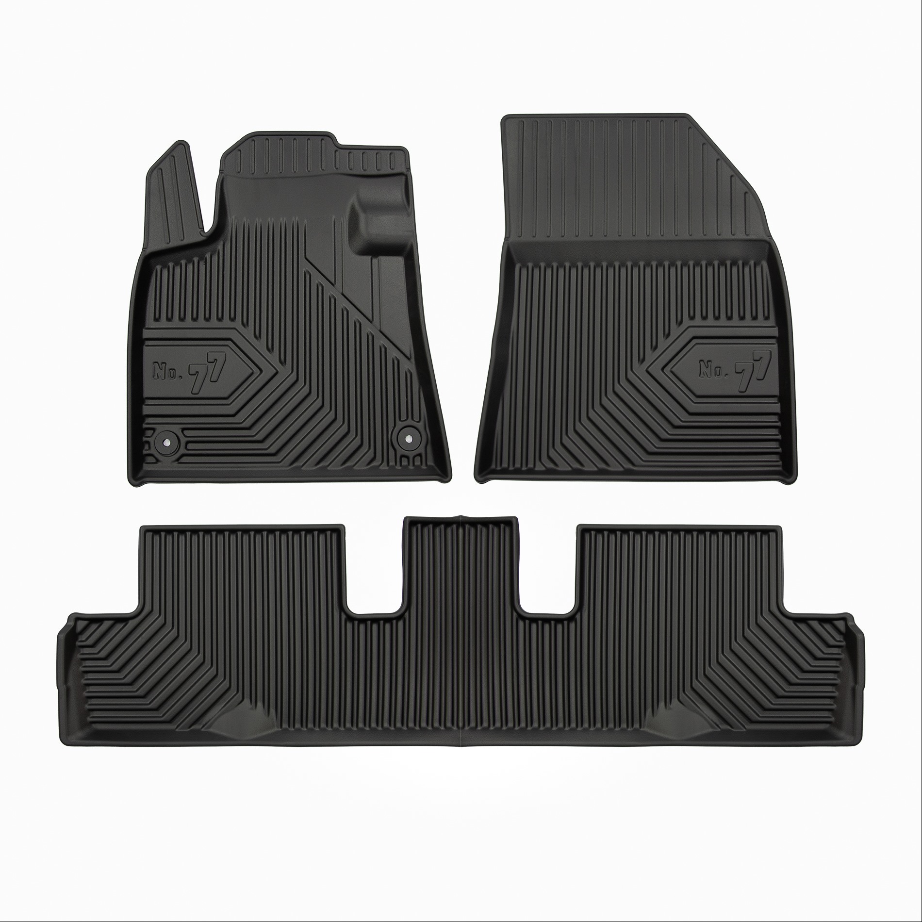 Car mats No77 for Citroen C4 Picasso/C4 Spacetourer 2013-2019 3pcs Frogum