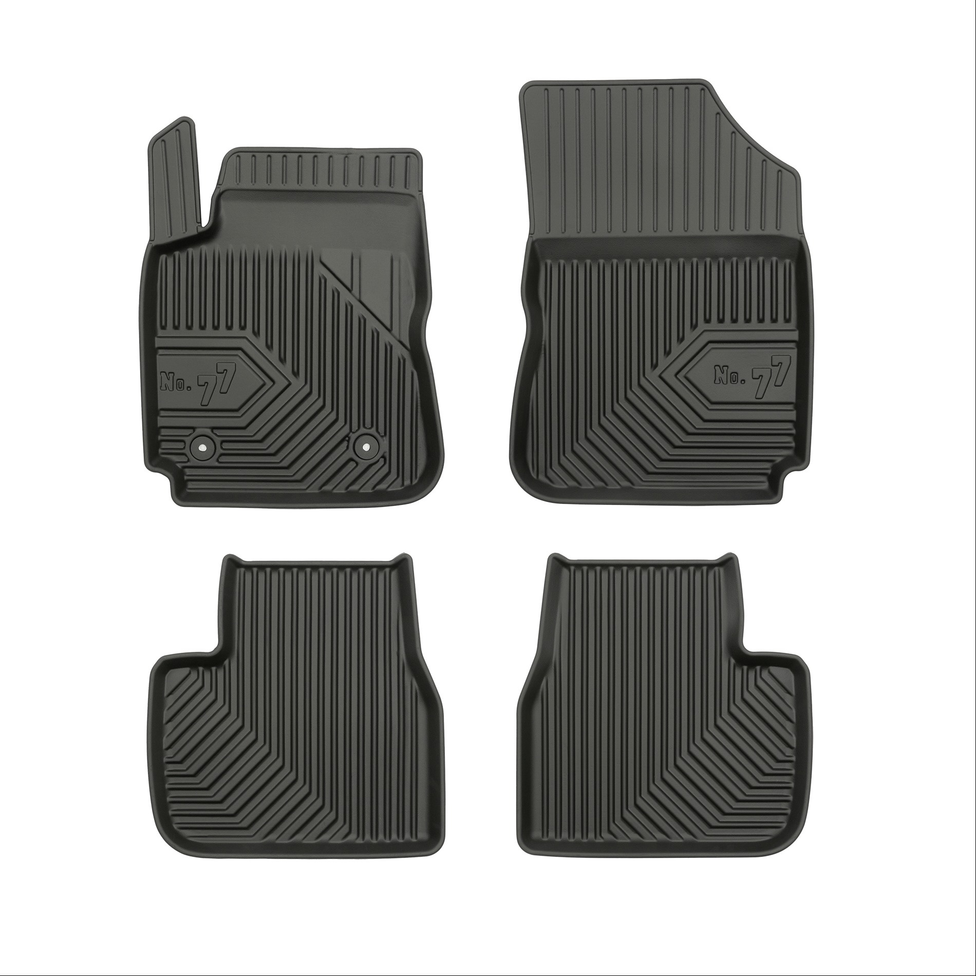 Car mats No77 for Citroen C4 Cactus 2014-2020 4pcs Frogum