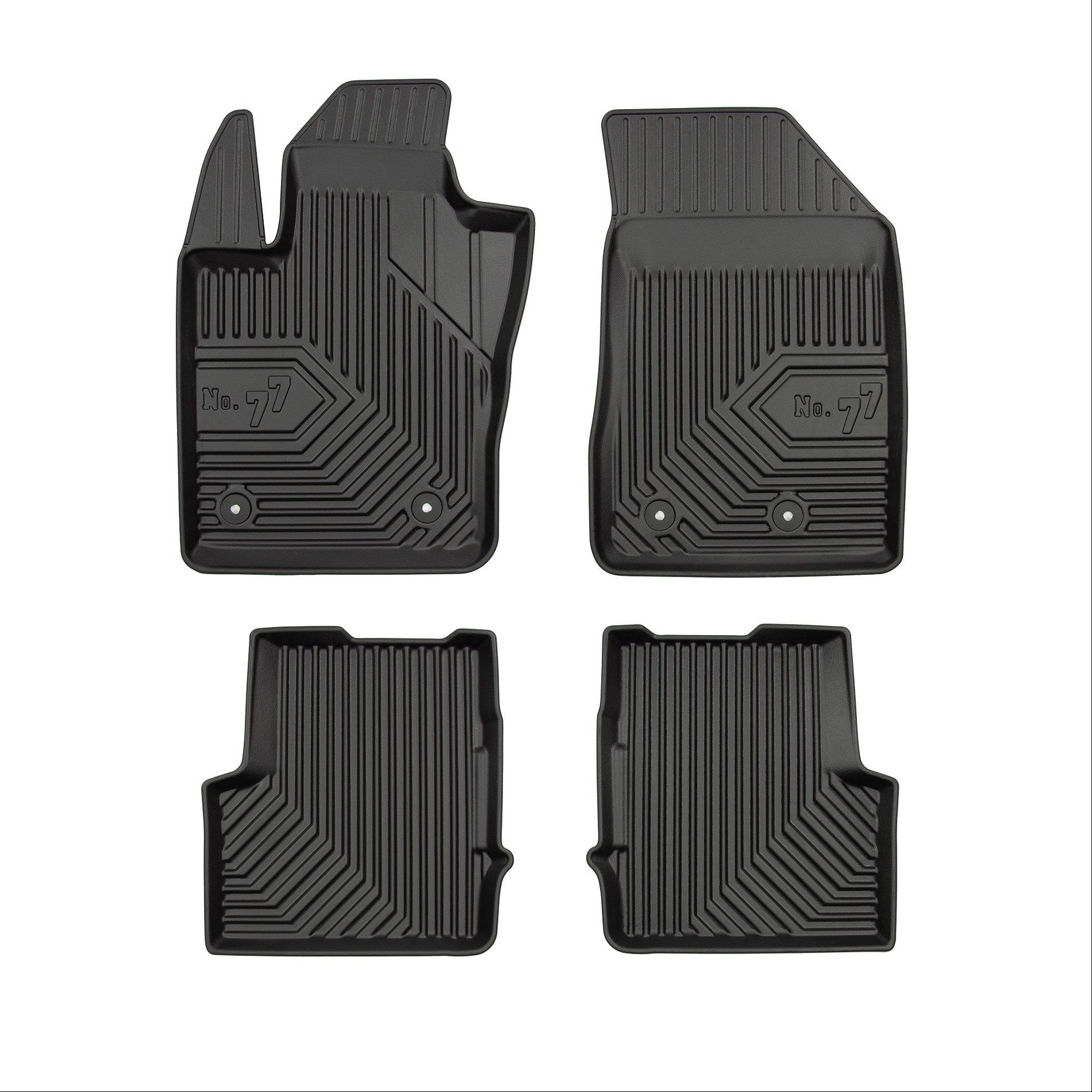 Car mats No77 for Jeep Renegade 2014-> 4pcs Frogum
