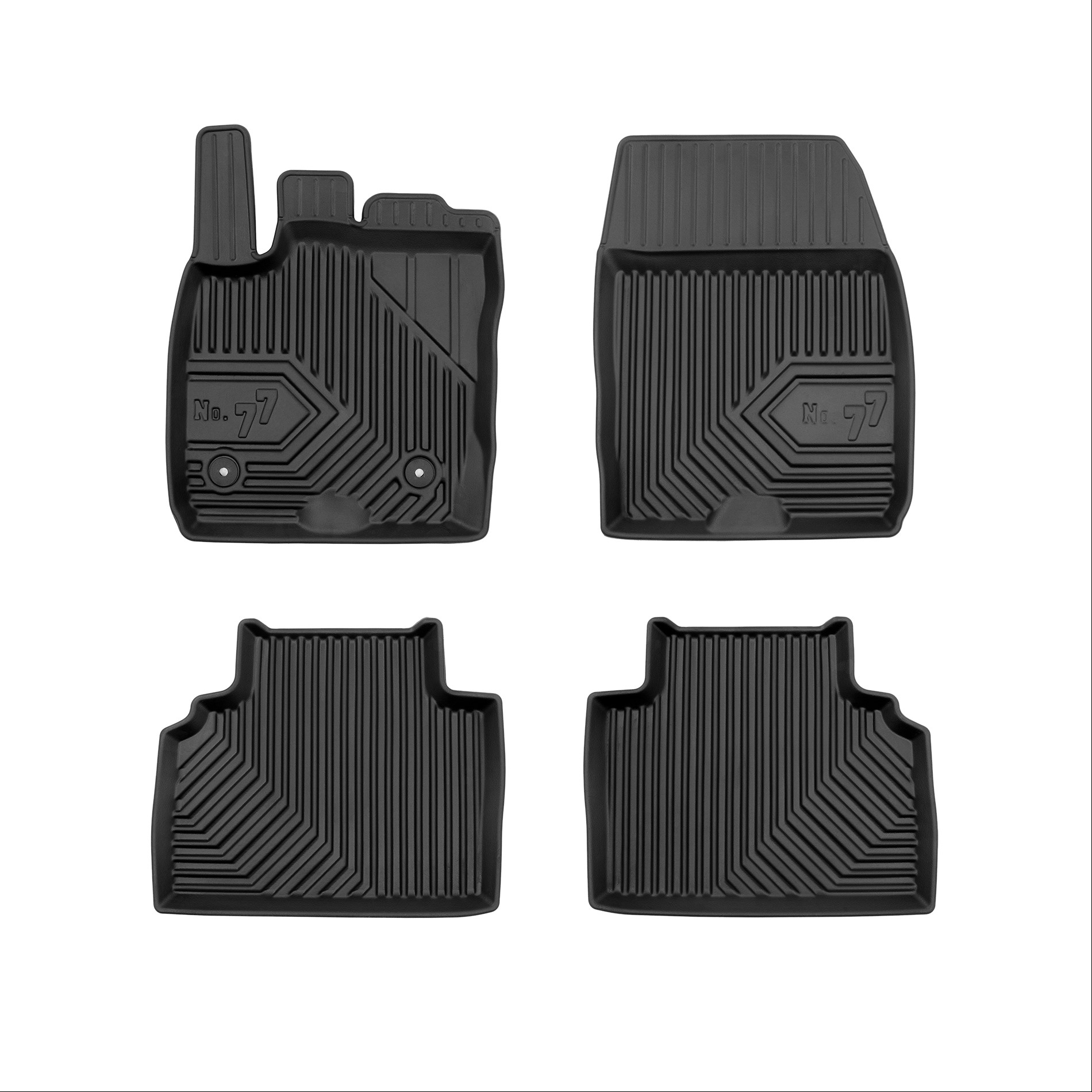 Car mats No77 for Ford Tourneo Courier 2014-> 4pcs Frogum