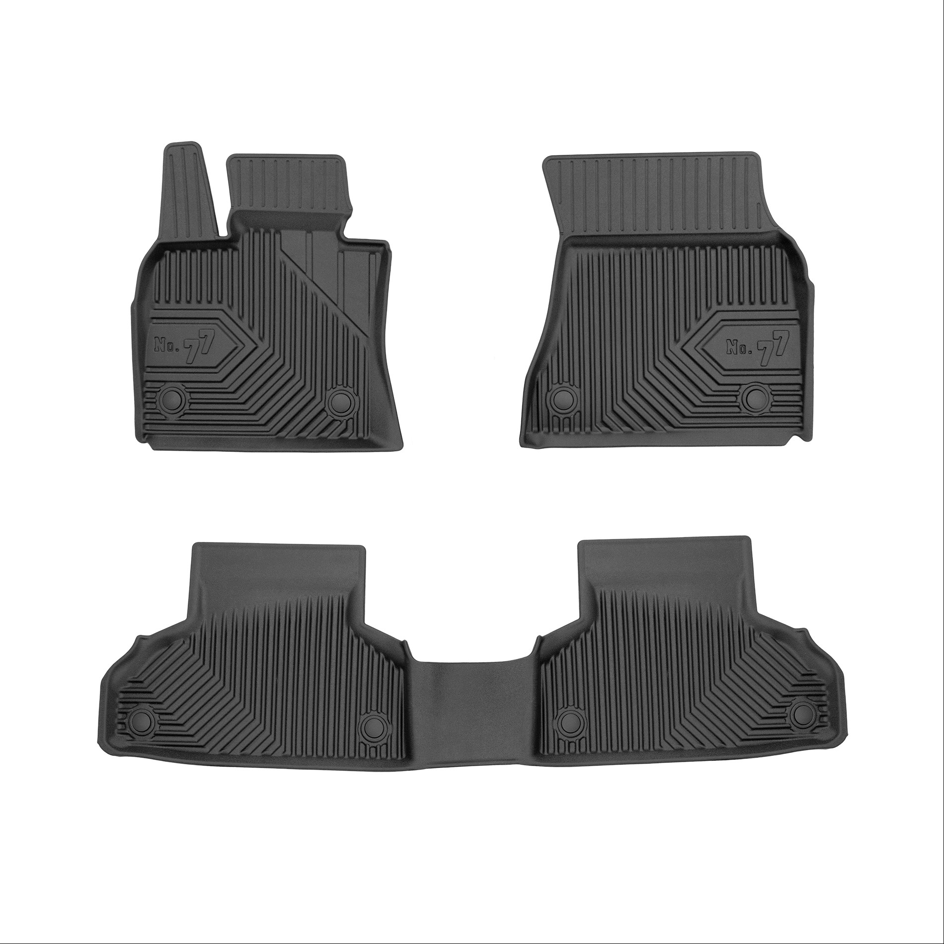 Car mats No77 for BMW X6 F16 2014-2019 3pcs Frogum