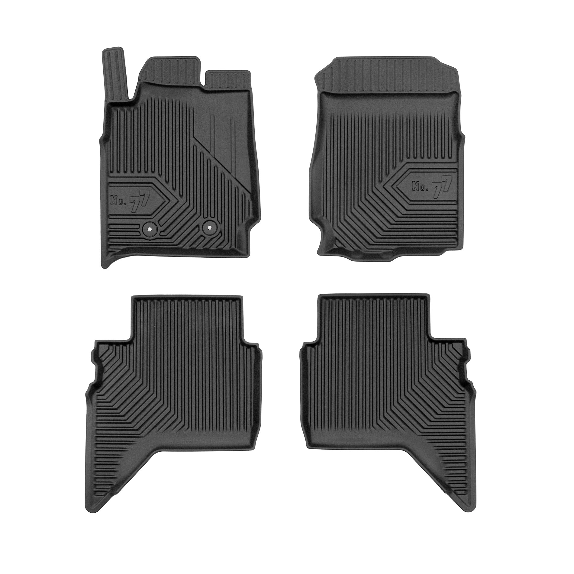 Car mats No77 for Ford Ranger 2015-2022 4pcs Frogum