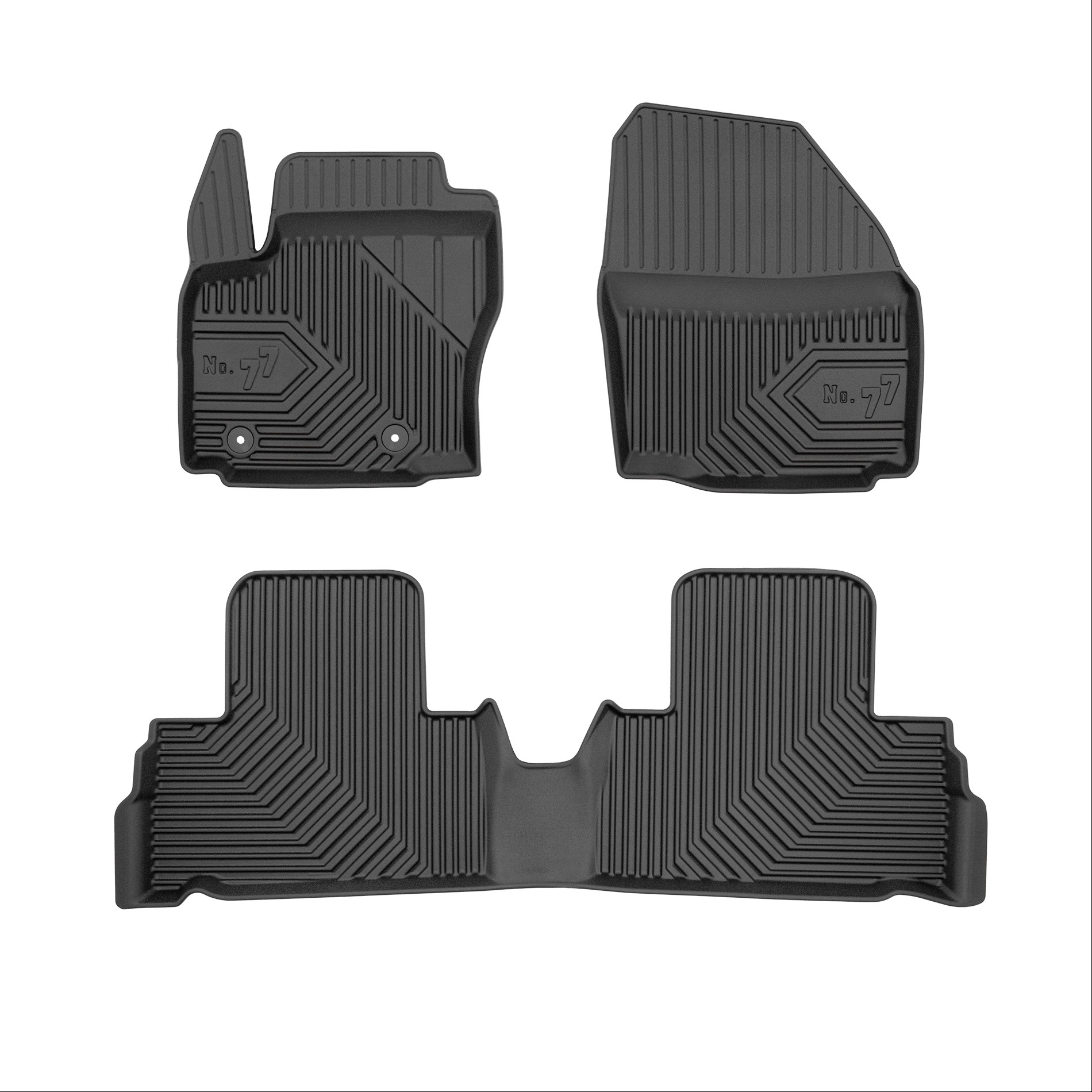 Car mats No77 for Ford S-Max 2006-2014 3pcs Frogum