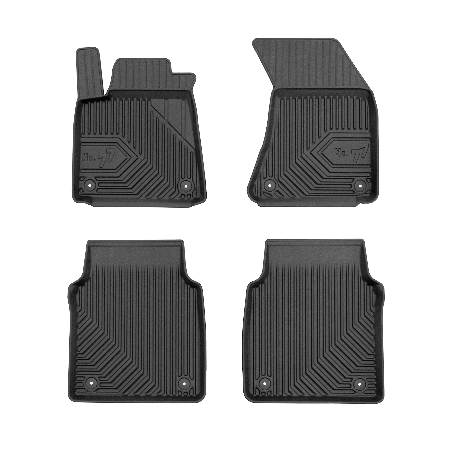 Car mats No77 for Audi A8 (long wheelbase) 2009-2017 4pcs Frogum